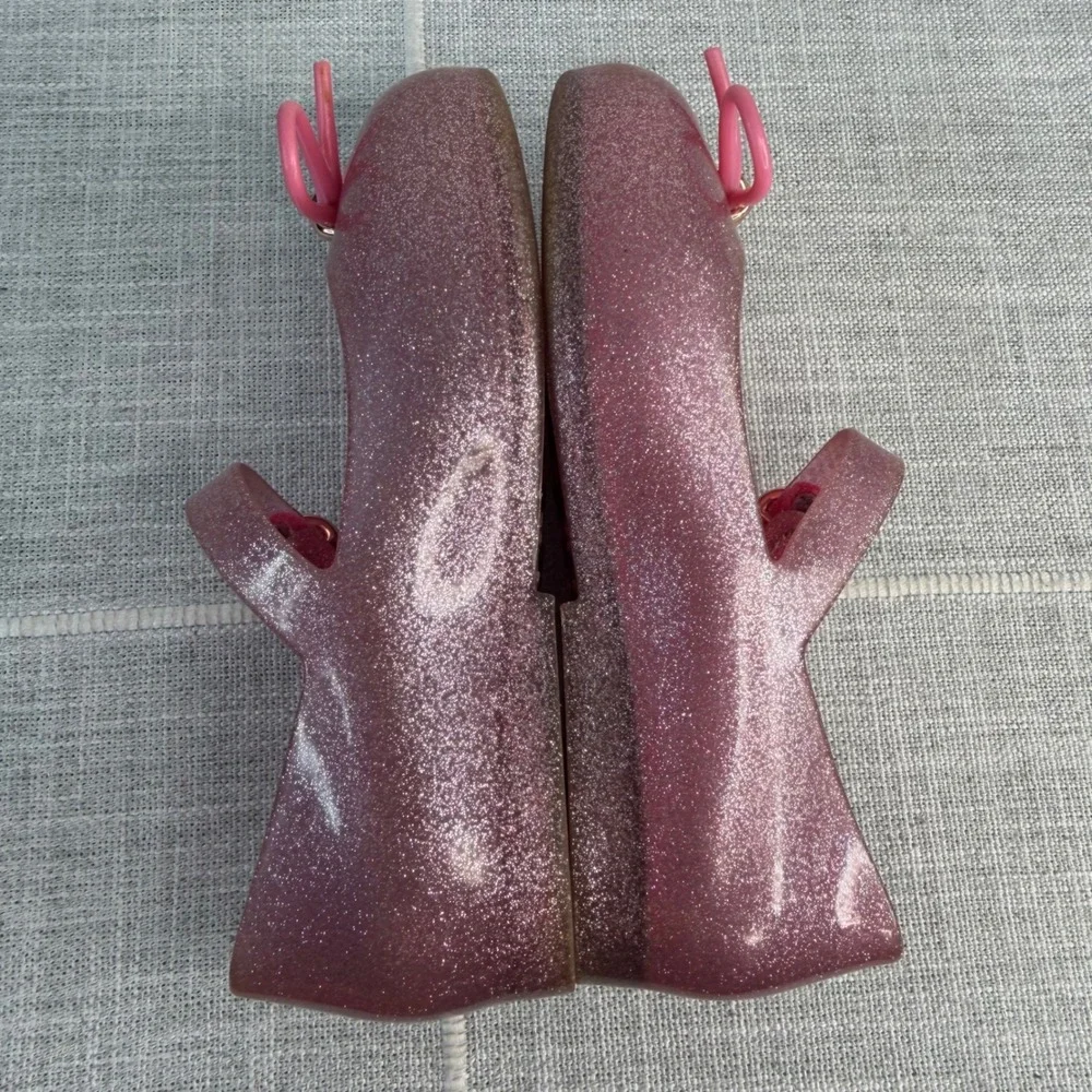 Mini Melissa Toddler Girl's 9 Sweet Love Mary Jane Ballerina Flats Jelly Shoes